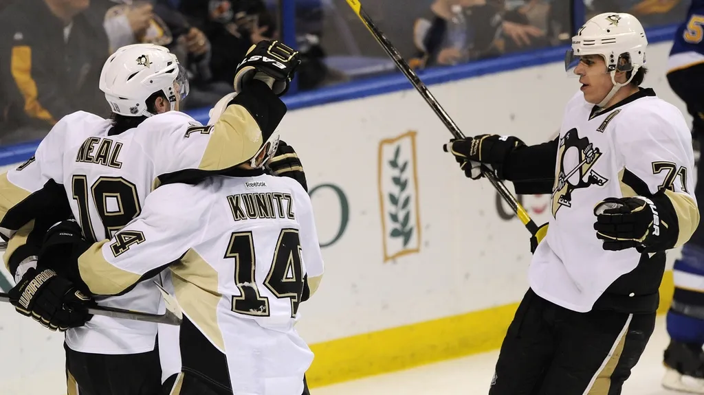 Radost hokejistů Pittsburghu