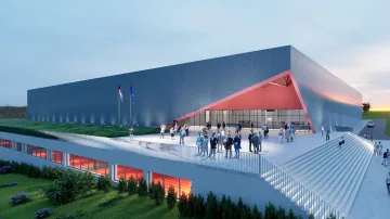 Ústí nad Labem představilo studii nové atletické haly
