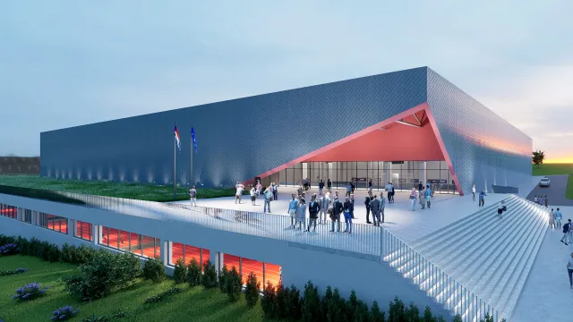 Ústí nad Labem představilo studii nové atletické haly