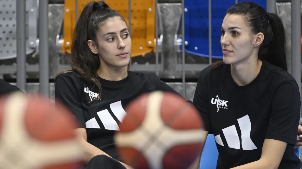 Maria Condeová a Dragana Stankovičová z USK Praha