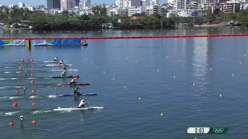 Martin Fuksa v semifinále na 200 metrů v kategorii C1