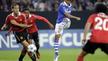 Utkání Schalke - Manchester United