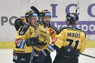 Radost hokejistů Litvínova