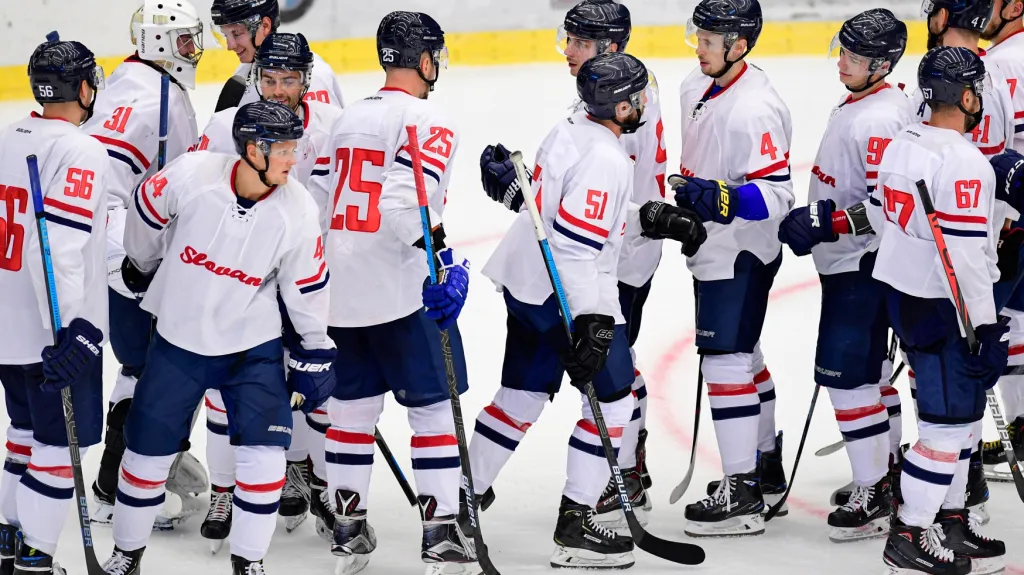 Hokejisté Slovanu Bratislava