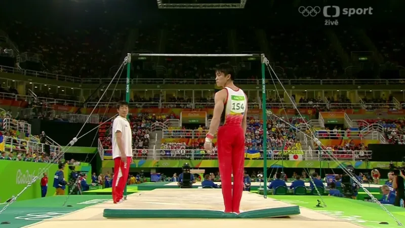 Dramatické vyvrcholení gymnastického víceboje mužů