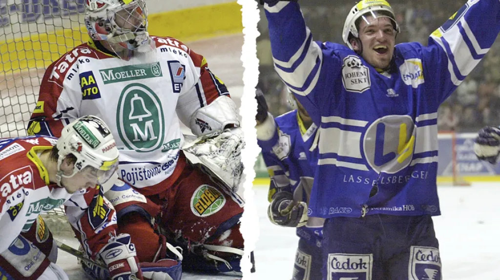 Na favorita extraligy Pardubice si v roce 2004 vyšlápla Plzeň. Takto slavil Mario Cartelli