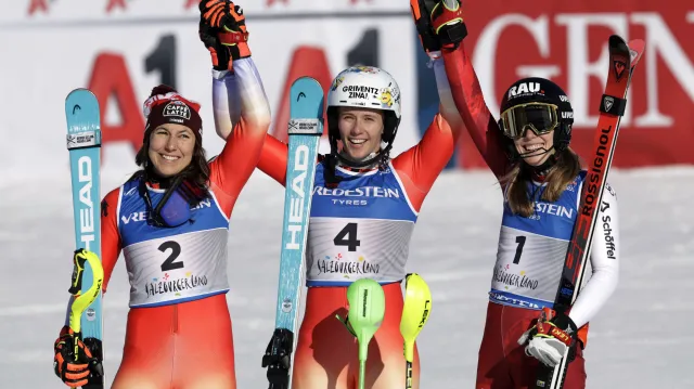 Vyvrcholení závodu slalomářek na MS