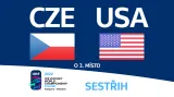 Sestřih utkání o bronz Česko - USA
