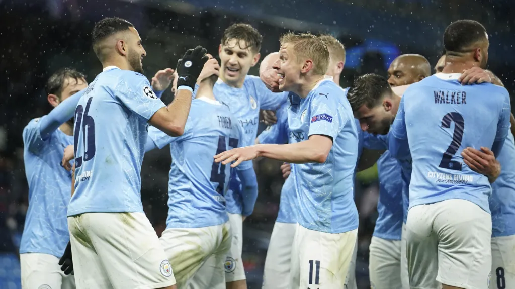 Radost fotbalistů Manchesteru City