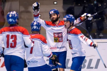Radost českých hokejbalistů