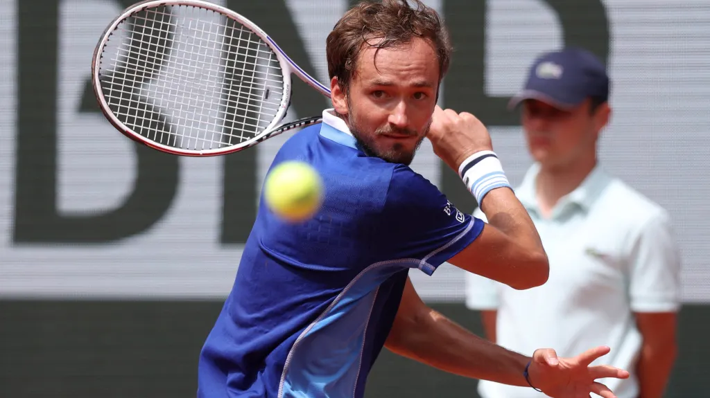 Daniil Medvěděv na Roland Garros