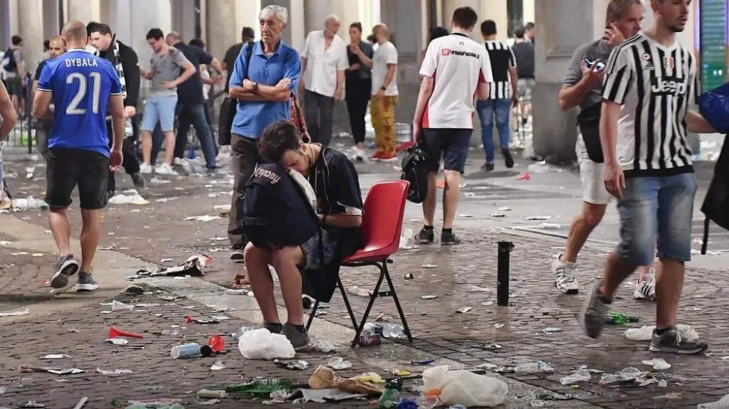 Fotbaloví příznivci Juventusu Turín