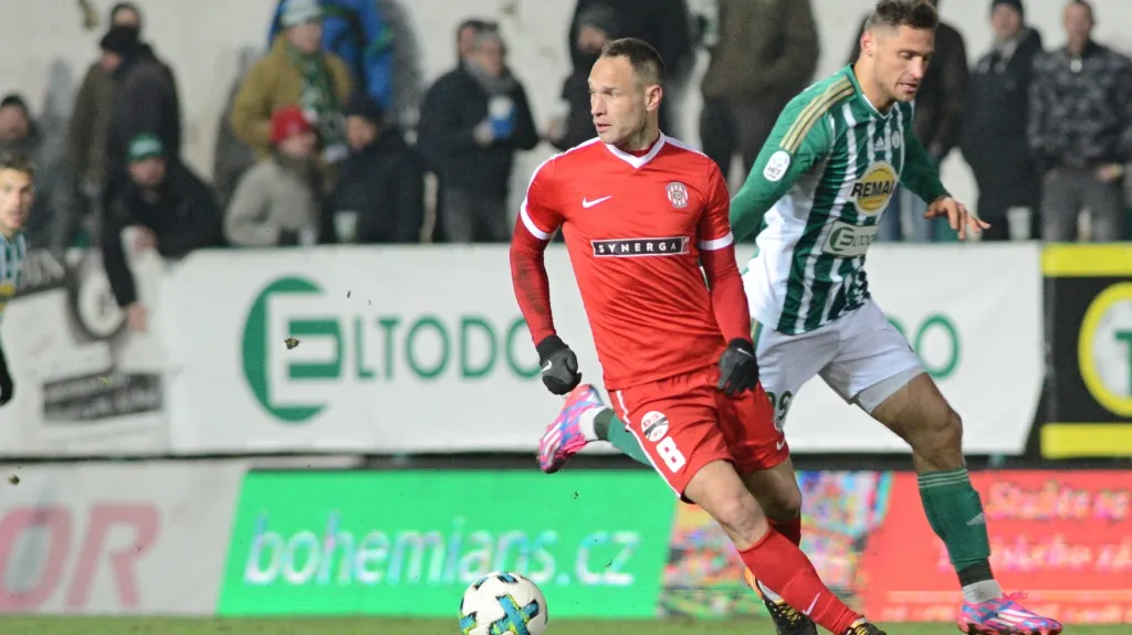 Jan Polák v dresu Brna v utkání s Bohemians 1905