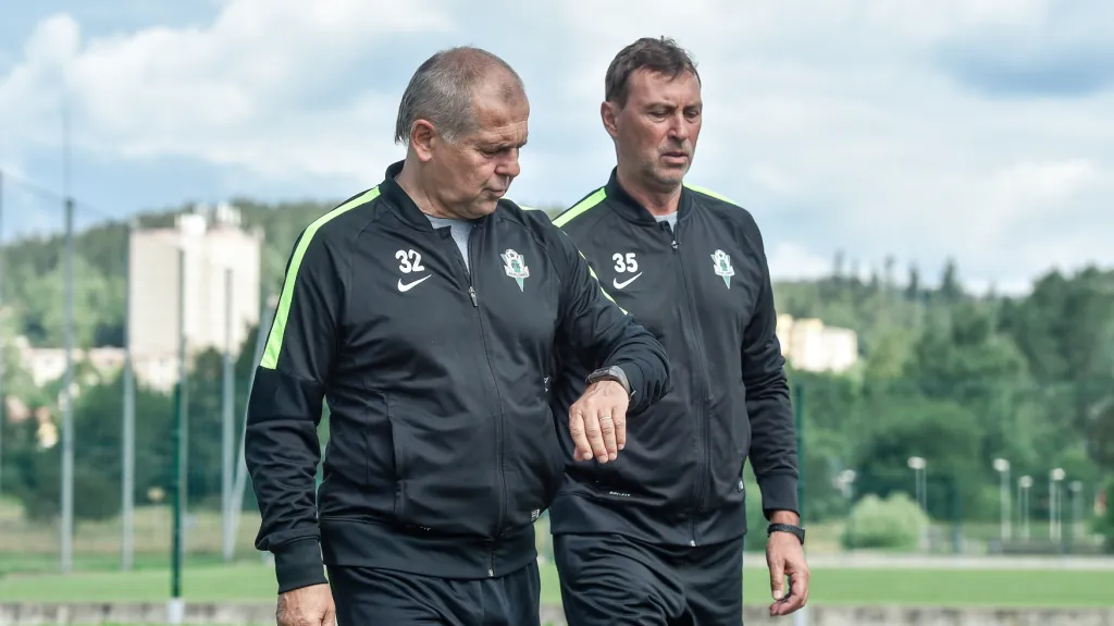 Petr Rada na prvním jabloneckém tréninku před novou sezonou