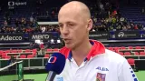 Trenér Pála hodnotí úvodní den semifinále Fed Cupu