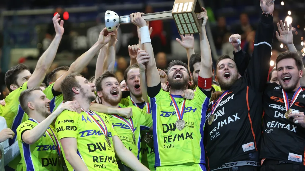 Slavící florbalisté Vítkovic