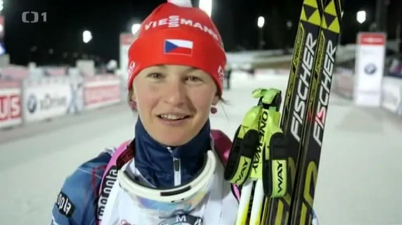 Biatlonistka Vítková dosprintovala v Östersundu druhá