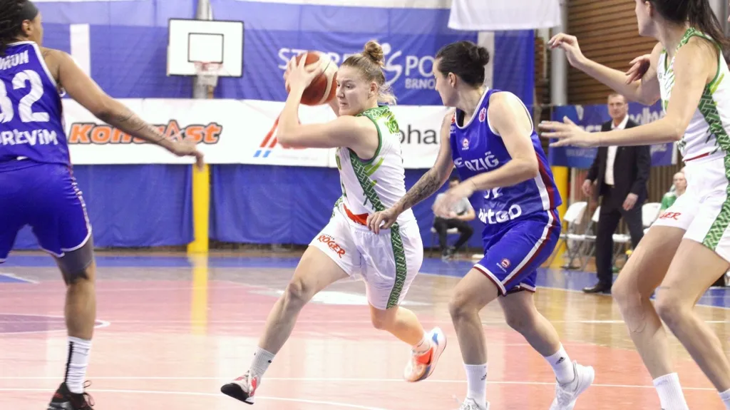 Eva Kopecká v zápese Eurocupu