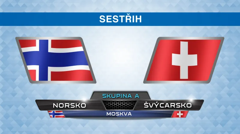 Sestřih utkání Norsko - Švýcarsko