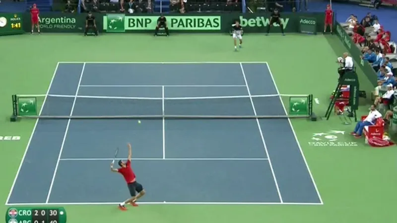 Finále Davis Cupu zahájil vítězně Čilič