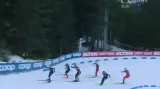 Čtvrtfinálový běh v Toblachu s Ondřejem Černým