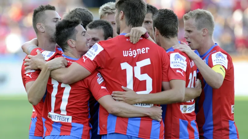 Radost fotbalistů Plzně