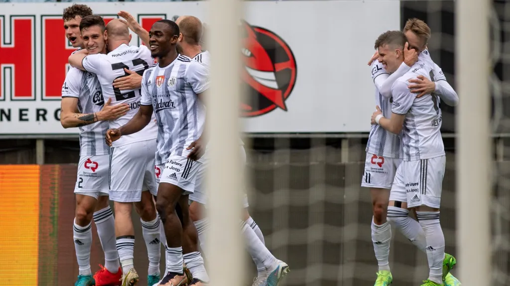 Radost fotbalistů Českých Budějovic