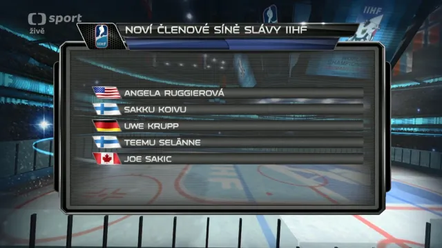 Síň slávy IIHF uvítala pětici nových členů