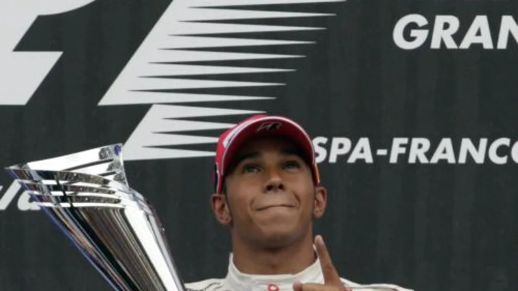 Lewis Hamilton vyhrál Velkou cenu Belgie