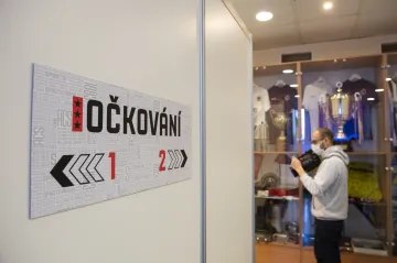 Očkovací centrum na Spartě