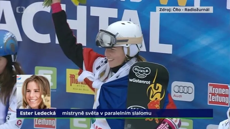 Ledecká na MS ovládla paralelní slalom