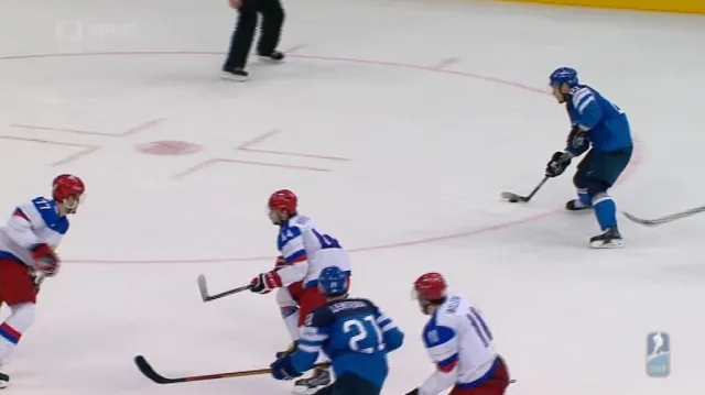 Gól v utkání Rusko - Finsko: Pakarinen - 1:1 (20. min.)