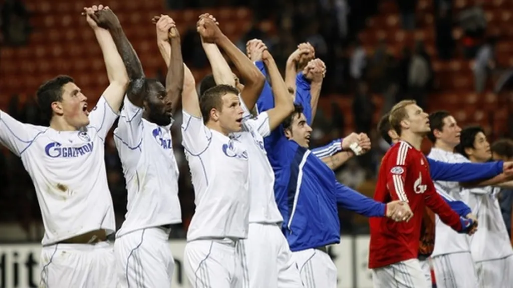 Radost hráčů Schalke
