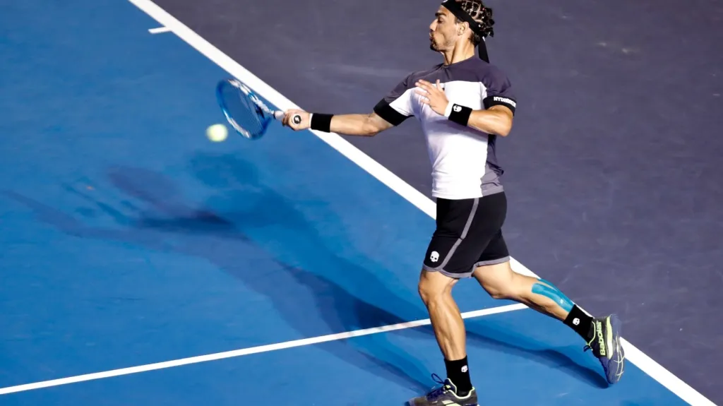 Fabio Fognini na turnaji ATP v Los Cabos