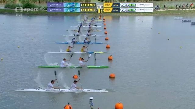 Finále K2 na 1000 metrů s Cermanem a Kumhalem na ME