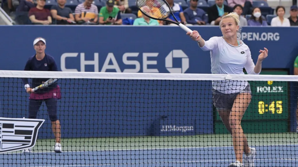 Kateřina Siniaková s Barborou Krejčíkovou