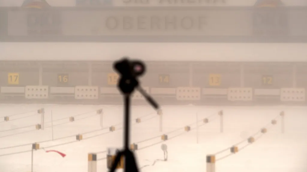 Biatlonová střelnice v Oberhofu
