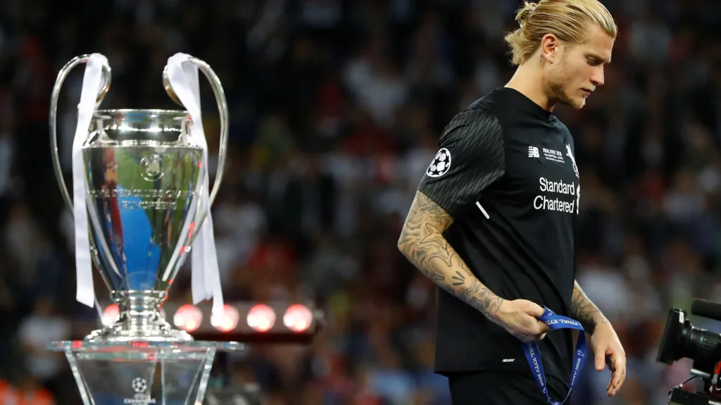 Loris Karius po finále LM v Kyjevě
