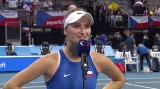 Vondroušová: Užila jsem si to, ale byla jsem hodně nervózní
