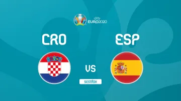 Sestřih utkání Chorvatsko - Španělsko