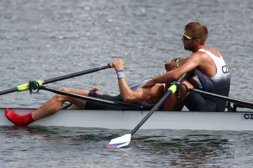 Úleva českého dvojskifu Šimánek, Vraštil po postupu do finále