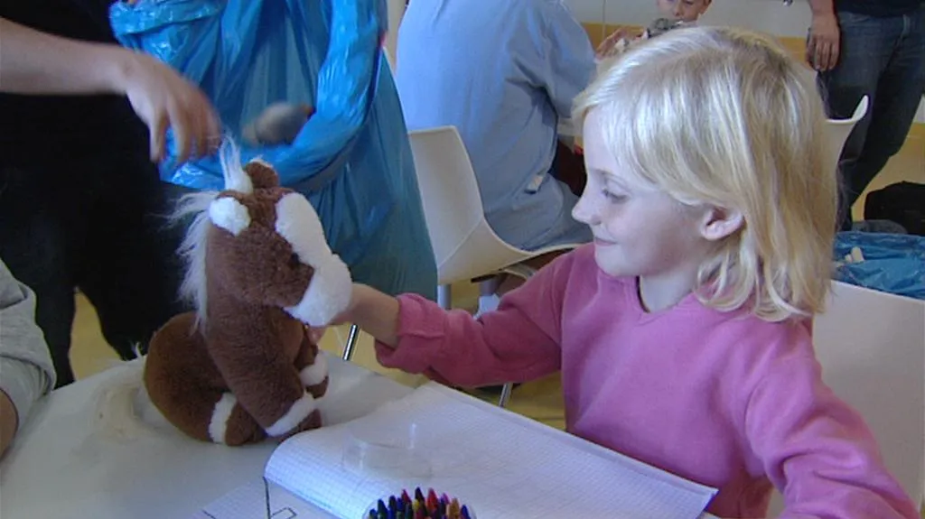 Florbalisté darovali plyšáky