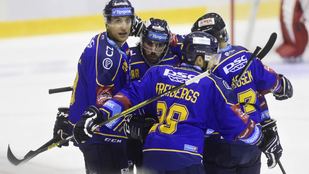 Radost hokejistů Zlína