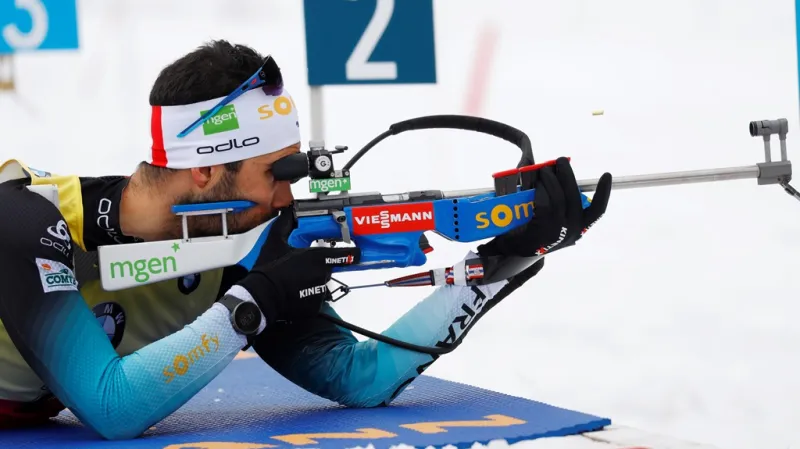 Sestřih stíhacího závodu biatlonistů v Kontiolahti