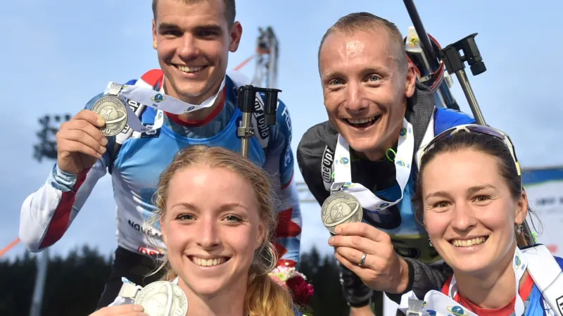 Krčmář dovezl smíšenou štafetu ke stříbru