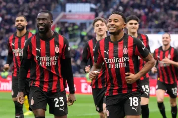 Radost hráčů AC Milán