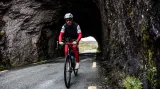 Cyklistický ultramaratonec Svatopluk Božák během závodu Kolem Irska