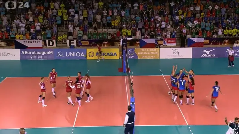 České volejbalistky vyhrály v Evropské lize nad Slovenkami