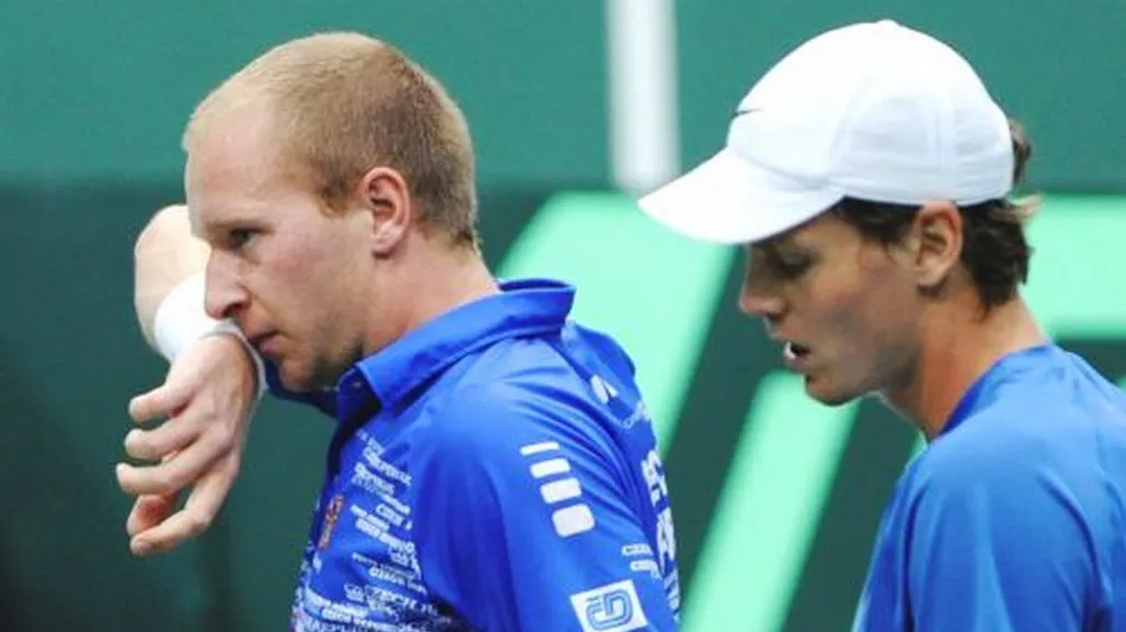 Tomáš Berdych a Lukáš Dlouhý