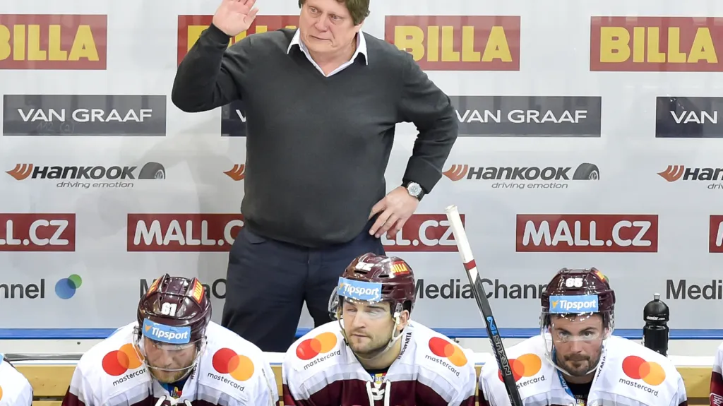 František Výborný na lavičce Sparty